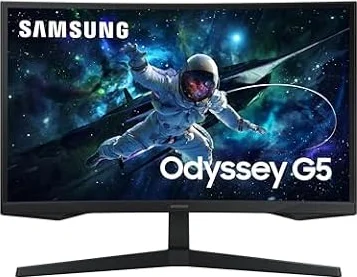 Samsung Monitor Curvo Gaming Odyssey G5 G55C QHD 27" con 165Hz y AMD Freesync