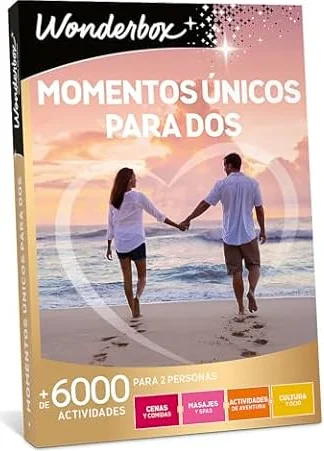 WONDERBOX Caja Regalo para parejas - MOMENTOS ÚNICOS PARA DOS - 6.500 experiencias para dos personas - Idea de Regalo Navidad