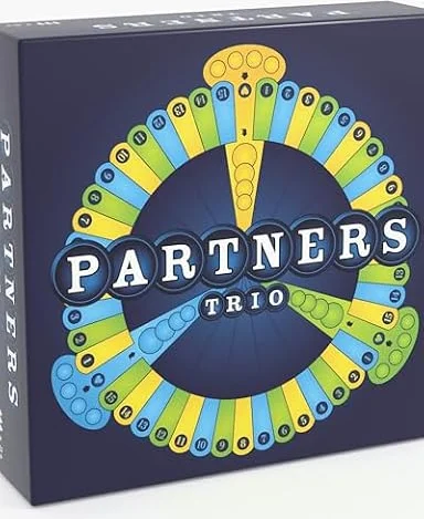 Partners Juego de mesa para adultos y niños a partir de 8 años - Divertido juego de mesa para 3 jugadores | Juego de estrategia fácil de aprender para toda la familia